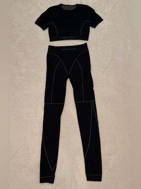 Heron Preston Black Active Two-Piece Set